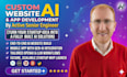 build ai website and app development tailored for startups