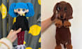do handcrafted stuffed animal, custom plushie, plush toy