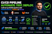 set up ci cd pipeline with github actions, jenkins or gitlab
