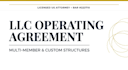 draft a custom multi member llc operating agreement for your USA business