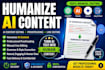 edit ai content, humanize ai content, line edit and proofreading