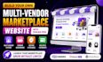 build multi vendor ecommerce marketplace website wordpress multi vendor website