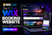 design wix booking website, wix appointment website and wix website redesign