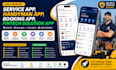 develop service app, handyman app, booking app, fintech solution app