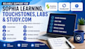 facilitate sophia courses, touchstones, umpi, milestones, labs and studycom