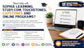 handle sophia learning, studycom, touchstones, and capstones