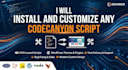 install and customize any codecanyon script