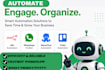 n8n  whatsapp chatbots, manychat flows, and trello workflow automation