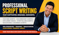 be your scriptwriter,  screenwriter, screenplay writer, movie tv scripts