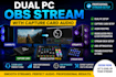 setup dual PC obs stream with capture card audio