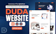 design, redesign modify website using duda builder