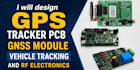 design gps tracker pcb gnss module vehicle tracking and rf electronics