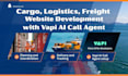 build logistics, auto transport website, logistics website with vapi call agent