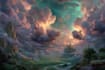 design amazing fantasy landscape