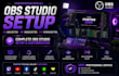 professionally set up your obs stream, overlays, alerts, and multistream