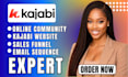 design kajabi website design kajabi landing page online course and sale funnel
