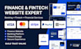 professional finance website, banking website, secure online banking website
