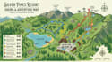 design hiking trail map, adventure, walking, bile trail map, park navigation