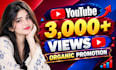get instantly 3,000 youtube views organically