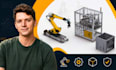 robotics cad, robotic arm modeling, automation machine, robot enclosure cad