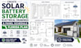 create solar battery storage, electrical drawing and panel schedule florida plan