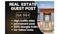 do real estate post on high da websites