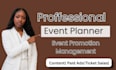 do event planning, event promotion and management