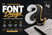 design unique custom fonts and typography