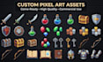 create professional pixel art game assets and sprites