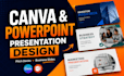 design converting canva and powerpoint presentation
