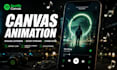 animate your artwork into a viral spotify canvas with a perfect loop