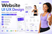 figma design, figma website design and website ui ux,  ui ux design figma