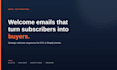 write a high converting welcome email sequence for your dtc brand