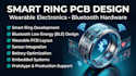 design smart ring pcb, wearable electronics and bluetooth hardware