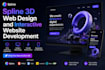do spline 3d web design and interactive website development