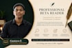 beta read your manuscript and provide detailed feedback