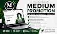 do medium article promotion to increase engagement