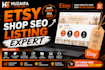 create and optimize etsy shop listings with SEO