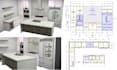 design modern kitchen layout using 2020 design software and 3d sketchup