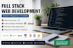 create professional websites using react python django