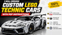 design custom lego technic cars with PDF instructions