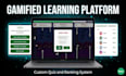 build a gamified learning platform or educational quiz app for your website