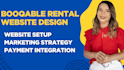 do booqable website design, booking website, online booking