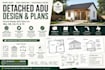 detached adu plan, backyard cottage design, accessory dwelling unit, dadu permit
