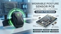 design wearable posture sensor pcb with nrf52 ble and ip68 protection