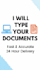 do copy typing tasks