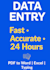 do accurate data entry and typing tamil english translation