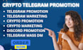 telegram promotion telegram ads discord mass dm crypto promotion