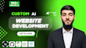 build custom website development, full stack developer