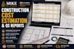 prepare construction cost estimates and quantity surveying reports